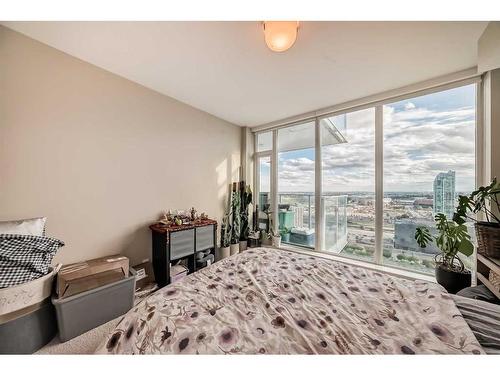 2506-510 6 Avenue Se, Calgary, AB - Indoor Photo Showing Bedroom