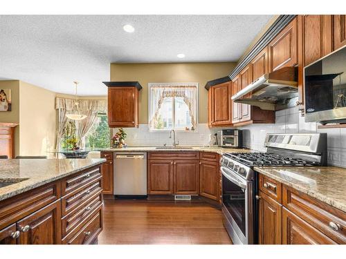 315 Hamptons Terrace Nw, Calgary, AB - Indoor Photo Showing Kitchen With Upgraded Kitchen