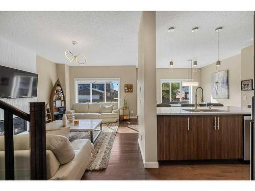 249 Walden Heights Se, Calgary, AB - Indoor Photo Showing Kitchen With Double Sink