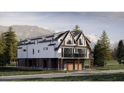 1 (Ne)-833 6Th Street, Canmore, AB - Outdoor With Facade