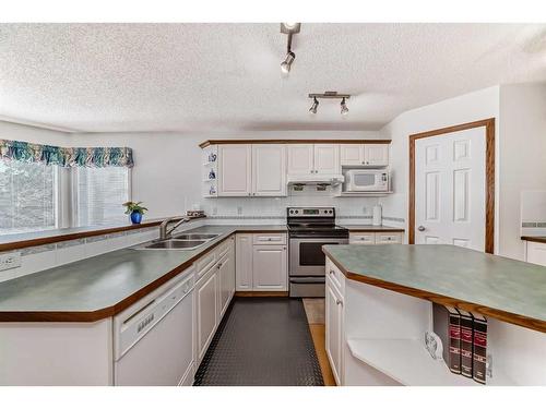 231 Valley Brook Circle Nw, Calgary, AB - Indoor Photo Showing Kitchen With Double Sink