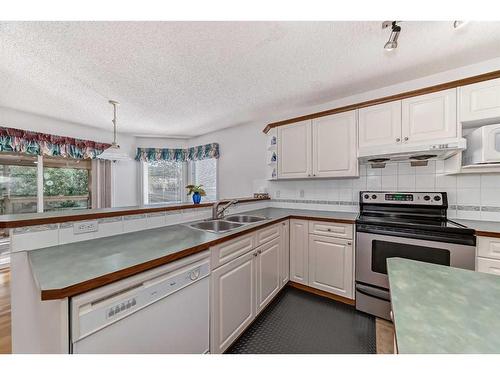 231 Valley Brook Circle Nw, Calgary, AB - Indoor Photo Showing Kitchen With Double Sink