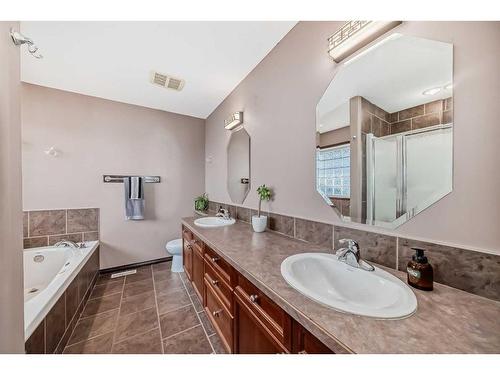 108 Sunset Heights, Crossfield, AB - Indoor Photo Showing Bathroom