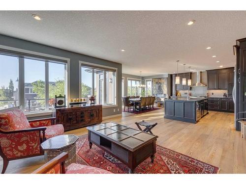 165 Aspen Summit Circle Sw, Calgary, AB - Indoor Photo Showing Living Room