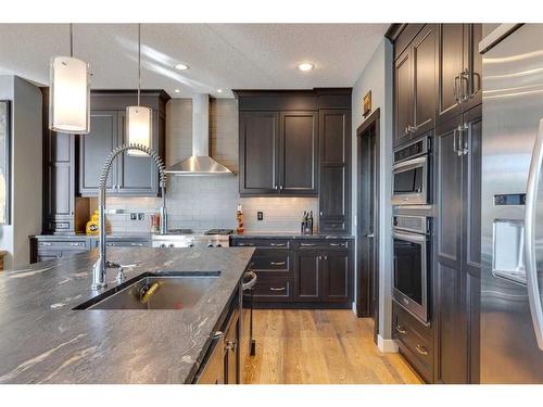 165 Aspen Summit Circle Sw, Calgary, AB - Indoor Photo Showing Kitchen With Upgraded Kitchen