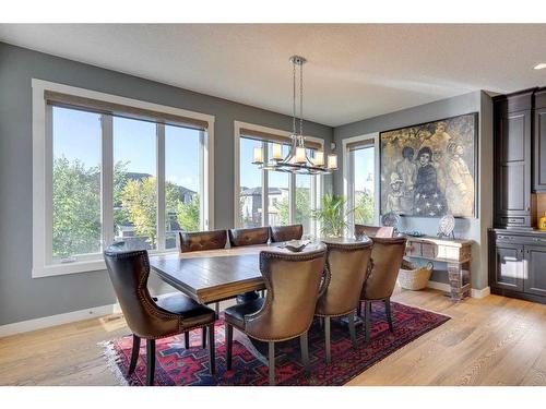 165 Aspen Summit Circle Sw, Calgary, AB - Indoor Photo Showing Dining Room