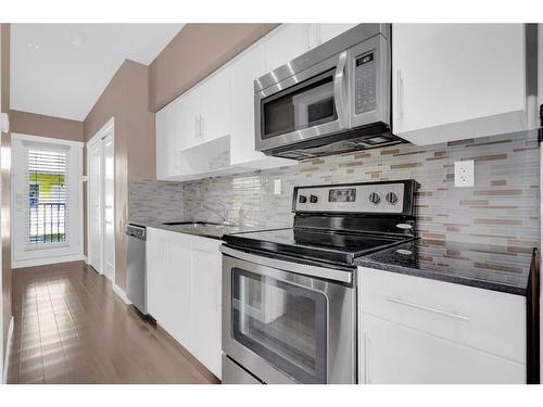 306-1740 9 Street Nw, Calgary, AB - Indoor Photo Showing Kitchen With Upgraded Kitchen