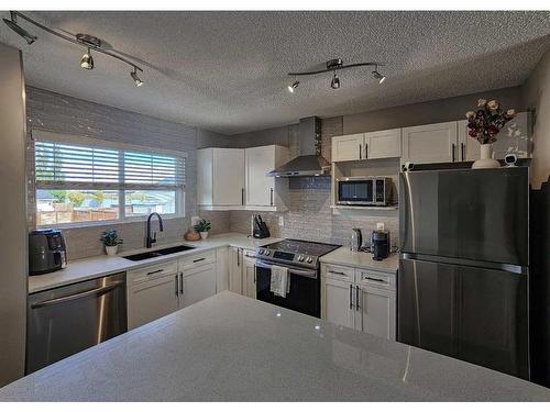 115 Cramond Green Se, Calgary, AB - Indoor Photo Showing Kitchen With Double Sink With Upgraded Kitchen