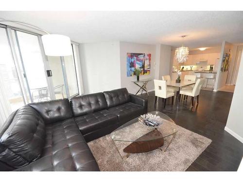 1101-804 3 Avenue Sw, Calgary, AB - Indoor Photo Showing Living Room