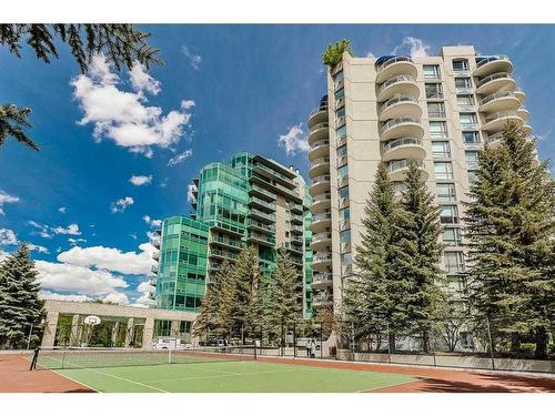 1101-804 3 Avenue Sw, Calgary, AB - Outdoor With Balcony With Facade