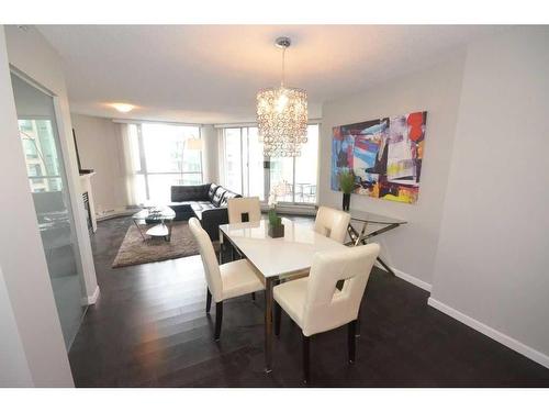 1101-804 3 Avenue Sw, Calgary, AB - Indoor Photo Showing Dining Room