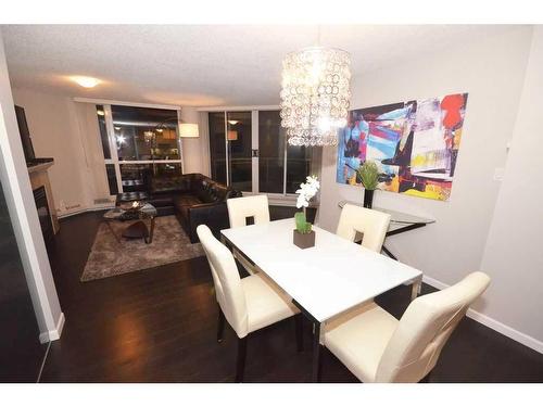 1101-804 3 Avenue Sw, Calgary, AB - Indoor Photo Showing Dining Room