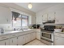 2525 16A Street Nw, Calgary, AB  - Indoor Photo Showing Kitchen With Double Sink 