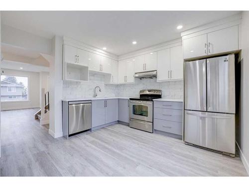 46 Fonda Crescent Se, Calgary, AB - Indoor Photo Showing Kitchen With Stainless Steel Kitchen