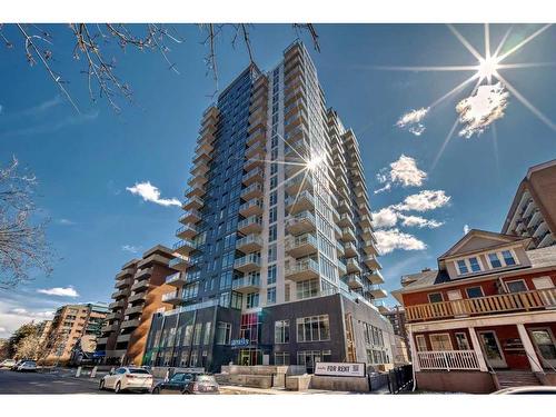 1010-1319 14 Avenue Sw, Calgary, AB - Outdoor With Balcony With Facade