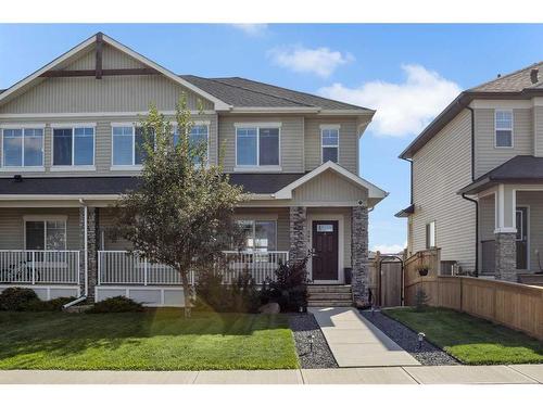 288 Rainbow Falls Green, Chestermere, AB - Outdoor With Deck Patio Veranda With Facade