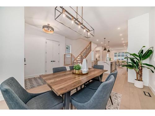 3717 2 Avenue Sw, Calgary, AB - Indoor Photo Showing Dining Room