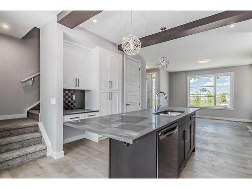 336 Waterford Boulevard, Chestermere, AB - Indoor Photo Showing Kitchen