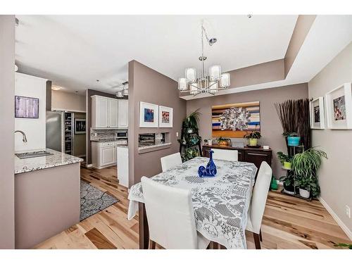 107-6650 Old Banff Coach Road Sw, Calgary, AB - Indoor Photo Showing Dining Room