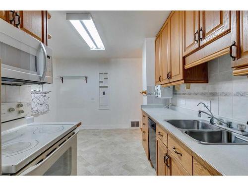 814 22 Avenue Nw, Calgary, AB - Indoor Photo Showing Kitchen With Double Sink