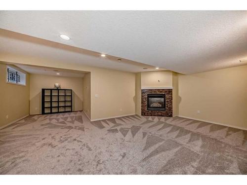 184 Chaparral Common Se, Calgary, AB - Indoor With Fireplace