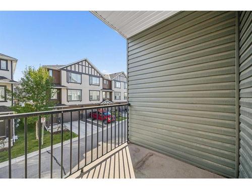 142 New Brighton Walk Se, Calgary, AB - Outdoor With Balcony With Exterior