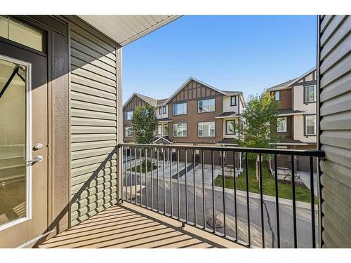 142 New Brighton Walk Se, Calgary, AB - Outdoor With Balcony With Exterior