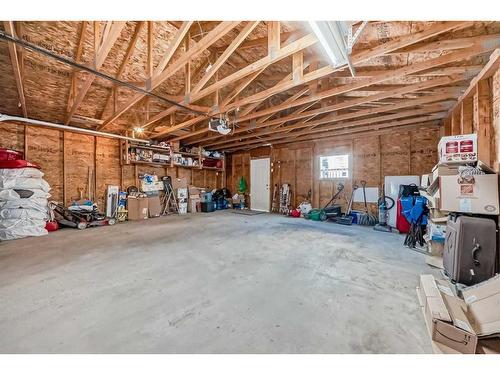 504 Saddlecrest Boulevard Ne, Calgary, AB - Indoor Photo Showing Garage