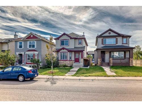 504 Saddlecrest Boulevard Ne, Calgary, AB - Outdoor With Deck Patio Veranda With Facade