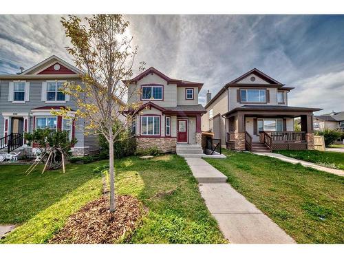 504 Saddlecrest Boulevard Ne, Calgary, AB - Outdoor With Deck Patio Veranda With Facade