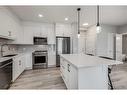 3208-80 Greenbriar Place Nw, Calgary, AB  - Indoor Photo Showing Kitchen With Stainless Steel Kitchen With Upgraded Kitchen 