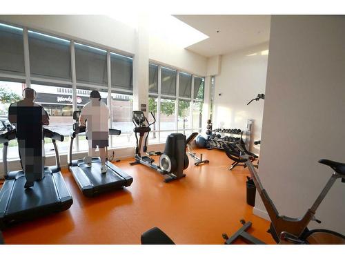 205-3830 Brentwood Road Nw, Calgary, AB - Indoor Photo Showing Gym Room