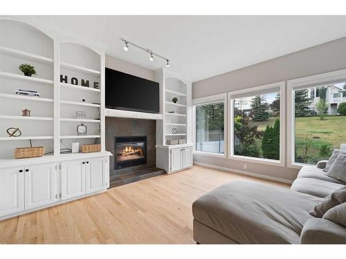 169 Patterson Boulevard Sw, Calgary, AB - Indoor With Fireplace