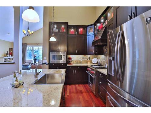 53 Westpoint Way Sw, Calgary, AB - Indoor Photo Showing Kitchen With Stainless Steel Kitchen With Upgraded Kitchen