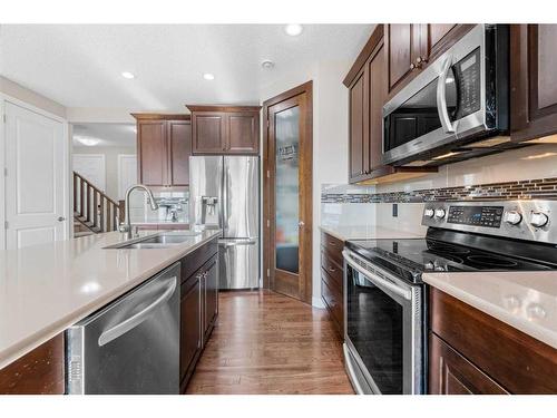 237 Panton Way Nw, Calgary, AB - Indoor Photo Showing Kitchen With Stainless Steel Kitchen With Double Sink With Upgraded Kitchen