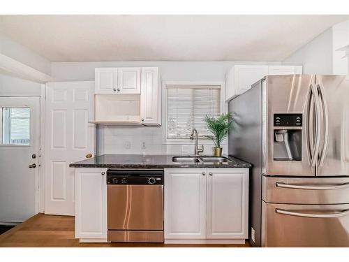 1059 Abbeydale Drive Ne, Calgary, AB - Indoor Photo Showing Kitchen With Double Sink