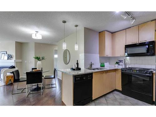 408-5115 Richard Road Sw, Calgary, AB - Indoor Photo Showing Kitchen