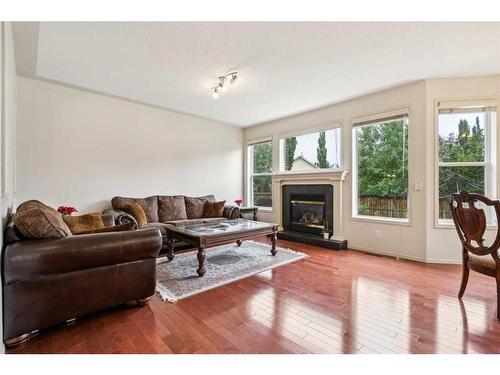 1605 Strathcona Drive Sw, Calgary, AB - Indoor Photo Showing Living Room With Fireplace