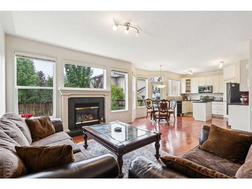 1605 Strathcona Drive Sw, Calgary, AB - Indoor Photo Showing Living Room With Fireplace