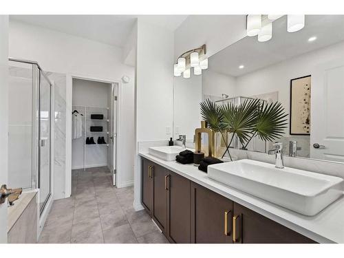 211 Marina Cove Se, Calgary, AB - Indoor Photo Showing Bathroom