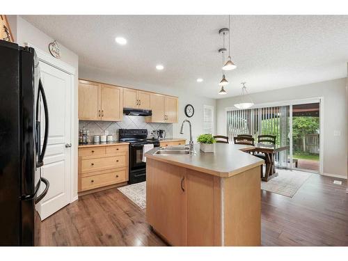 13 Brightondale Park Se, Calgary, AB - Indoor Photo Showing Kitchen With Double Sink