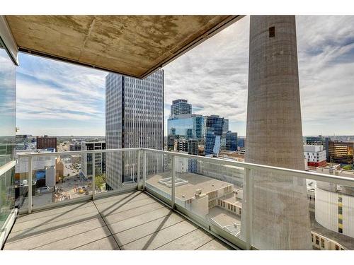 1605-108 9 Avenue Sw, Calgary, AB - Outdoor With Balcony With View With Exterior