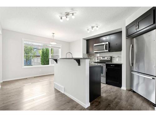 493 Evanston Drive Nw, Calgary, AB - Indoor Photo Showing Kitchen With Upgraded Kitchen