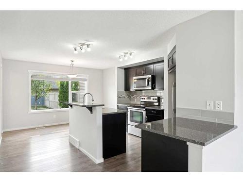 493 Evanston Drive Nw, Calgary, AB - Indoor Photo Showing Kitchen With Upgraded Kitchen