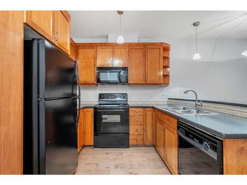 1107-24 Hemlock Crescent Sw, Calgary, AB - Indoor Photo Showing Kitchen With Double Sink