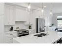 412 6A Street Ne, Calgary, AB  - Indoor Photo Showing Kitchen With Double Sink With Upgraded Kitchen 