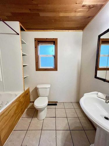 123 1 Street Sw, Linden, AB - Indoor Photo Showing Bathroom