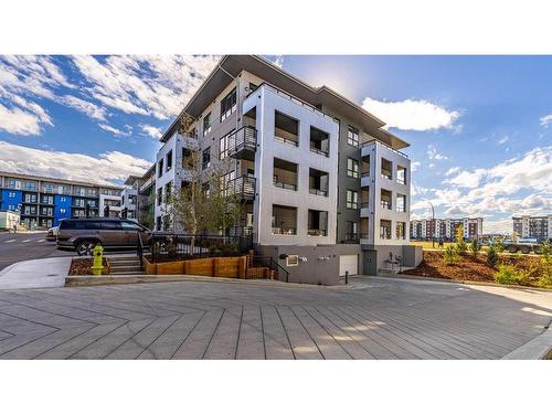 2214-350 Livingston Common Ne, Calgary, AB - Outdoor With Balcony With Facade