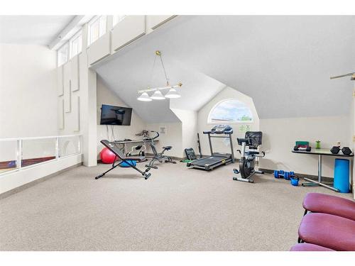 2327-1818 Simcoe Boulevard Sw, Calgary, AB - Indoor Photo Showing Gym Room