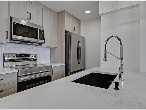 206-562 Seton Circle, Calgary, AB - Indoor Photo Showing Kitchen